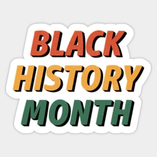 Black History Month 2 Sticker